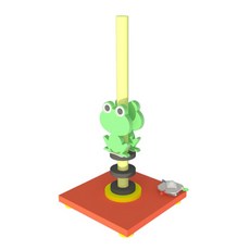 향앤미과학 STEAM 사이언스 공중부양 개구리 LED형 만들기 키트, 1세트