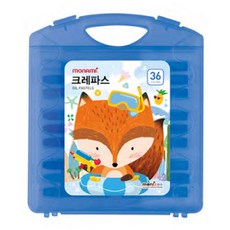 모나미 모니주 크레파스 남, 36색, 1개