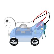 향앤미과학 STEAM 사이언스 창작용 전동풍력백조 LED형 만들기 키트, 1세트