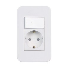 嵌入式開關插座, 1個