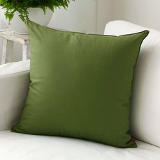 decotonik 綠色植物靠枕套