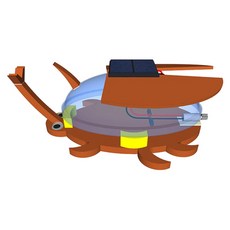 향앤미과학 STEAM 사이언스 장수풍뎅이 태양광 진동 로봇, 1개
