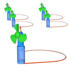 향앤미과학 STEAM 사이언스 휴대용 풍력 발전기, 5개입