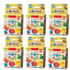 긴초 쌀점토 6p, 빨간색, 120g