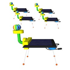 향앤미과학 STEAM 사이언스 화성 탐사 태양광 진동 로봇, 5개입