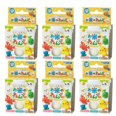 긴초 쌀점토 6p, 흰색, 120g