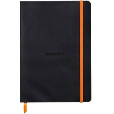 RHODIA 駱駝平裝圓點便箋 A4, 黑色的, 1個