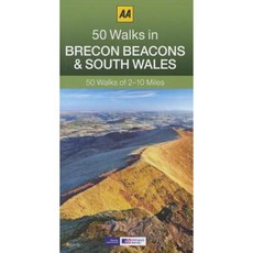 布雷肯比肯斯和南威爾斯的 50 次步行：2-10 英里的 50 次步行平裝本, AA出版