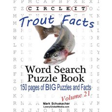 Circle It Trout Facts Word Search Puzzle Book Paperback, Lowry Global Media LLC