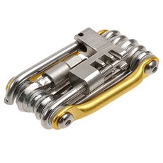 캔버라 자전거 미니휴대용 수리 툴 옐로우, 1개