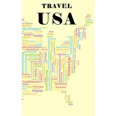 Travel USA：空白旅行日記 5 X 8 108 橫格頁（旅遊計畫與整理器）平裝本, Createspace獨立發布平台