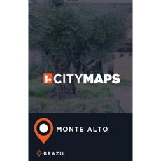 巴西蒙特阿爾托城市地圖平裝本, Createspace獨立發布平台