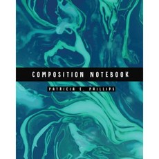 Composition Notebook: Turquoise Marble Notebook (8.5x11 Inches Large) Paperback, Createspace Independent Publishing Platform