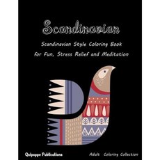 Scandinavian: Scandinavian Style Coloring Book for Fun Stress Relief and Meditation Paperback, Createspace Independent Publishing Platform