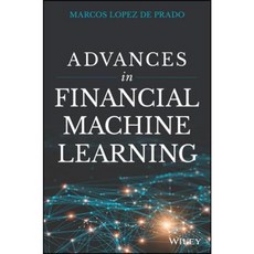 Advances in Financial Machine Learning Hardcover, Wiley