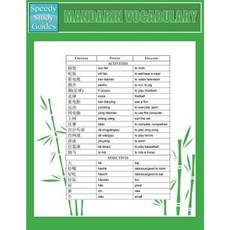 Mandarin Vocabulary (Speedy Study Guides: Academic) Paperback, Speedy Publishing LLC