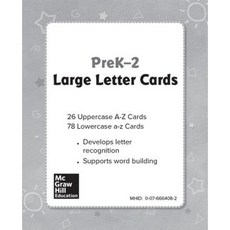 World of Wonders Grades K - 2 Large Letter Cards Hardcover, McGraw-Hill Education