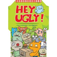 Hey Ugly: Fold and Mail Stationery Paperback, Chronicle Books