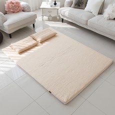 블레딕홈 순면 CP화이버 메모리폼 매트리스 + 순면 커버, 베이지