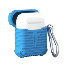 ISMILE 越野AirPods矽膠保護殼, 藍色, 單一商品