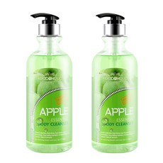 푸드어홀릭 에센셜 바디 클렌저 사과, 750ml, 2개