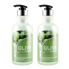 푸드어홀릭 에센스 바디 로션 올리브, 500ml, 2개
