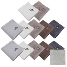 송월타월 캐릭터키즈40 세면타월 12p 랜덤 발송 + 리본핸드타월, 1세트