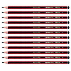 스테들러 트레디션 110 연필 HB, 혼합 색상, 12개