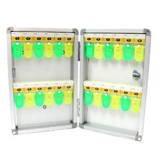 OADESK 鑰匙盒B型+彩色鑰匙架24p套組, 1套