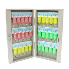 OADESK 鑰匙盒B型+彩色鑰匙架30p套組, 1套