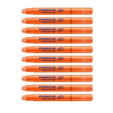 STAEDTLER 施德樓 Textsurfer Gel 固體螢光筆 264, 橘色, 10個