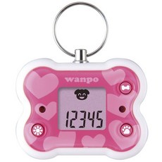 YAMASA 寵物犬萬步計 WP-350, 粉色的, 1個