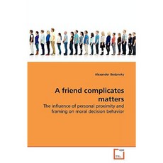 A Friend Complicates Matters Paperback, VDM Verlag