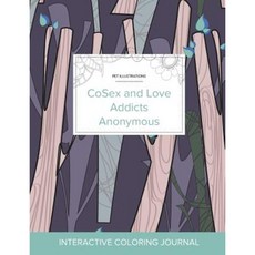 Adult Coloring Journal: Cosex and Love Addicts Anonymous (Pet Illustrations Abstract Trees) Paperback, Adult Coloring Journal Press