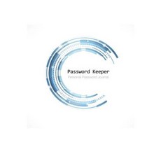 Password Keeper: Personal Password Journal (Blue Circle Cover) Paperback, Createspace