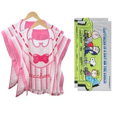 송월타월 코코베리 후드비치가운 2p + 스누피 카우치50 유아용 목욕타올 2p, 혼합 색상, 1세트