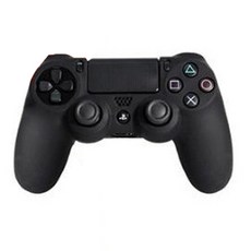 겜맥 PS4 듀얼쇼크 실리콘 커버, BLACK, 1개