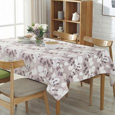 ECODY 花紋造型桌巾, 粉色的, 110 x 140 厘米