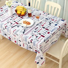 ECODY 滿版圖案印刷桌巾, 卡片, 140 x 200 厘米