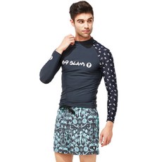 69SLAM 圖騰印花衝浪短褲