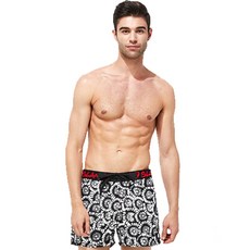 69 SLAM 花卉白色經典海灘褲