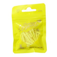 Lip Point優質飛鏢頭, 黃色的, 40件