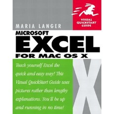 Excel X for Mac OS X Visual QuickStart Guide Paperback, Peachpit Press