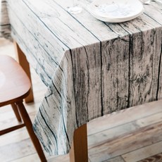 格紋桌巾, 木頭, 120 x 160 厘米