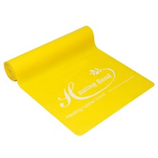 고무나라 라텍스 요가밴드, 노랑, 1개