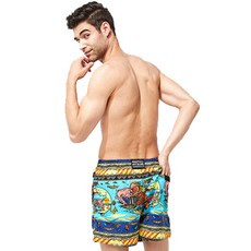 69SLAM 花紋游泳短褲