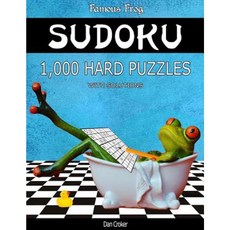 Famous Frog Sudoku 1 000 Hard Puzzles with Solutions: A Bathroom Sudoku Series 2 Book Paperback, Createspace Independent Publishing Platform