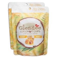 글렌디 코코넛칩 스윗허니, 40g, 2개