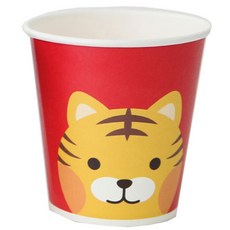 캐릭터 종이컵 호랑이, 140개입, 1개