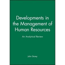 Developments in the Management of Human Resources: An Analytical Review 平裝版, Wiley-Blackwell